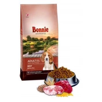 Bonnie Biftekli Yetişkin Köpek Maması 15 Kg