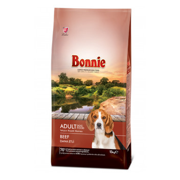 Bonnie Biftekli Yetişkin Köpek Maması 15 Kg