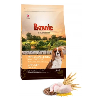 Bonnie Mini ve Küçük Irk Tavuklu Yetişkin Köpek Maması 2,5 Kg