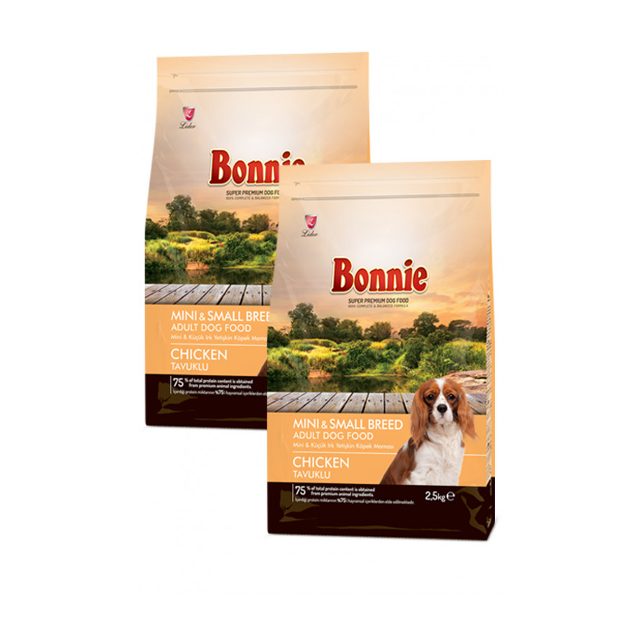 Bonnie Mini Küçük Irk Yetişkin Köpek Maması 2.5 Kg x 2 Adet