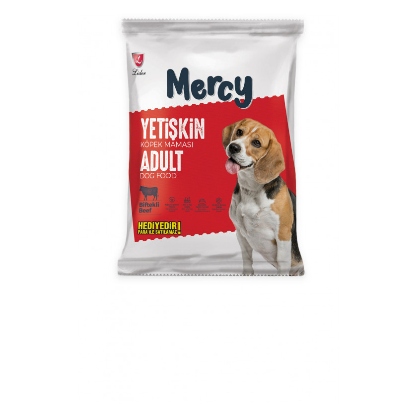 Mercy Biftekli Yetişkin Köpek Maması 100 Gr