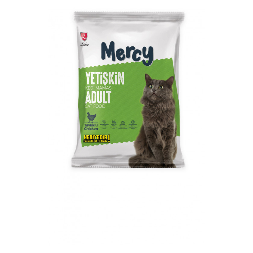 Mercy Tavuklu Yetişkin Kedi Maması 100 Gr
