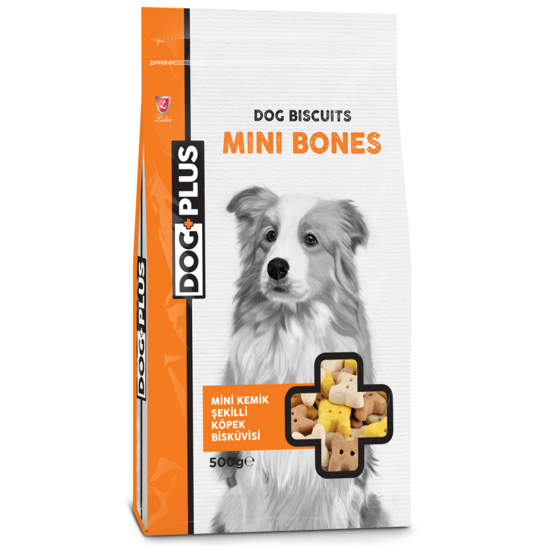 DogPlus Mini Kemik Şekilli Ödül Bisküvisi 500 gr